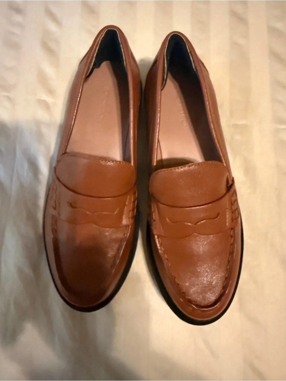 Kid Penny Loafers in Brown
